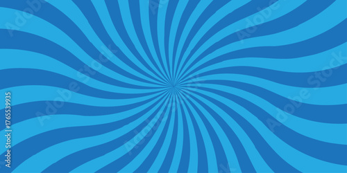 Vector sunburst pattern blue dark blue design. Vintage sunrays illustration swirl grunge backdrop line. sun beam vector banner design and comic burst gradient concept pattern.	