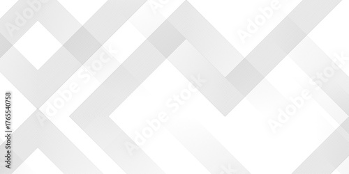 Abstract grey lines on white background with luxury shapes square background. Modern pattern elegant gray line template background. Vector white abstract background lines striped metallic concept.	