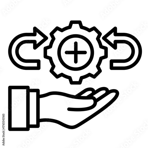 Technical Support   Icon Element For Design