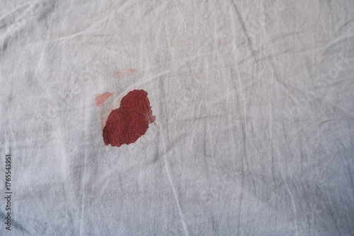 Принти на полотні A bloodstain on a gray sheet