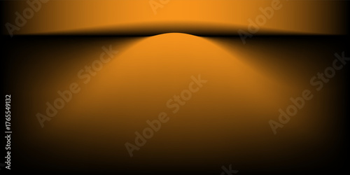 Abstract gradient podium background. empty, gold, brown, 3D studio background. Clean scene for product presentation mockup template. eps 10