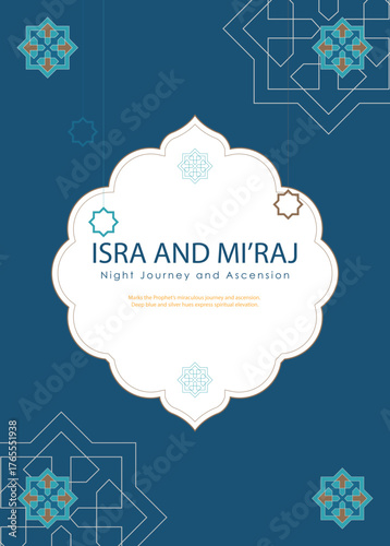 Isra and Mi'raj Night Journey and Ascension Commemoration Poster