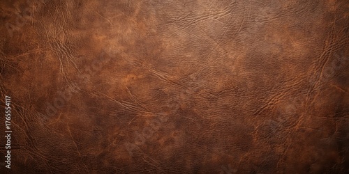 High-resolution image showcasing the rich texture and deep brown tones of genuine leather, ideal for background or design projects requiring a luxurious and authentic feel.