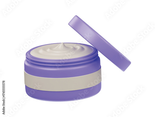 Face cream icon isolated render