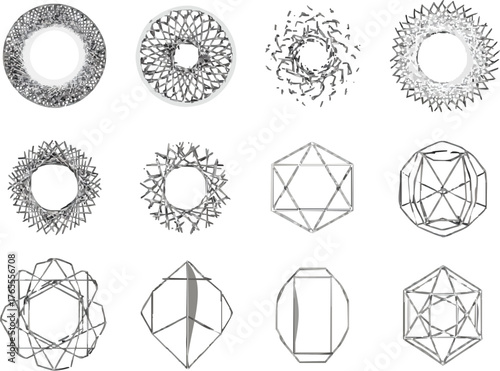 Geometric Shapes: A Collection of Overlay Elements