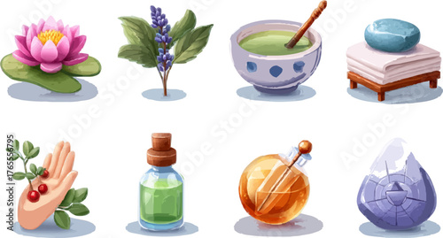 Vitality's Essence: A Collection of Wellness Icons