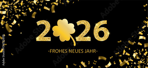 2026 Frohes Neues Jahr Banner