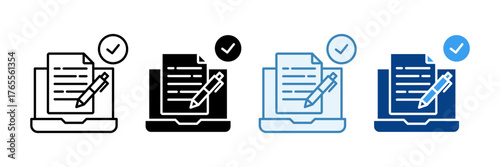 Digital Procurement  Icon Set Multiple Style Collection