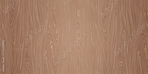 High-quality illustration of a seamless wood grain pattern featuring smooth flowing lines and subtle brown gradients