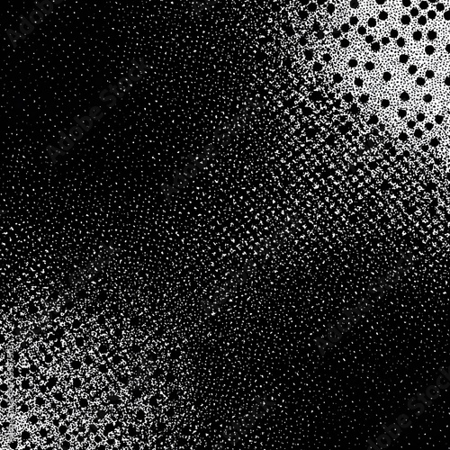 Printed detailed halftone texture overlay with vintage dotted pattern and grunge screen print design