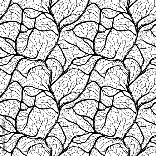 Abstract Tree Branch Pattern Design Illustration