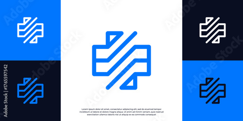Cross plus heart medical logo icon design template