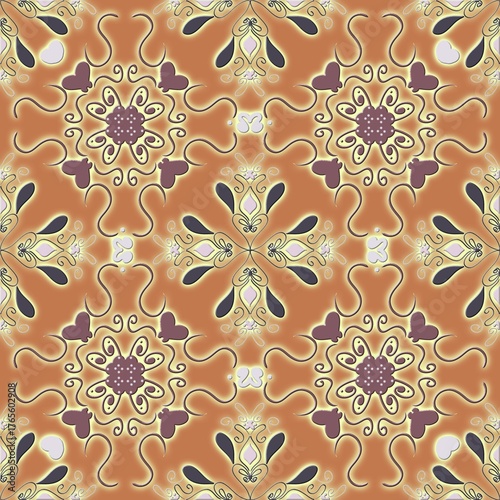 Background design: fabric patterns, geometric patterns, vintage patterns, floral fabric patterns