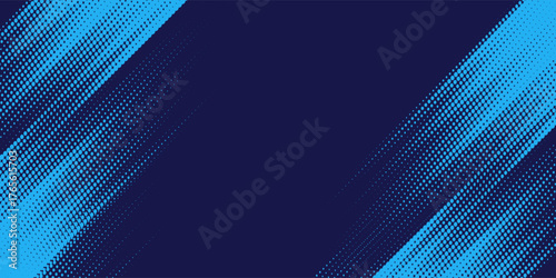 Dots halftone white and blue color pattern gradient grunge texture background. Dots pop art comics sport style vector illustration