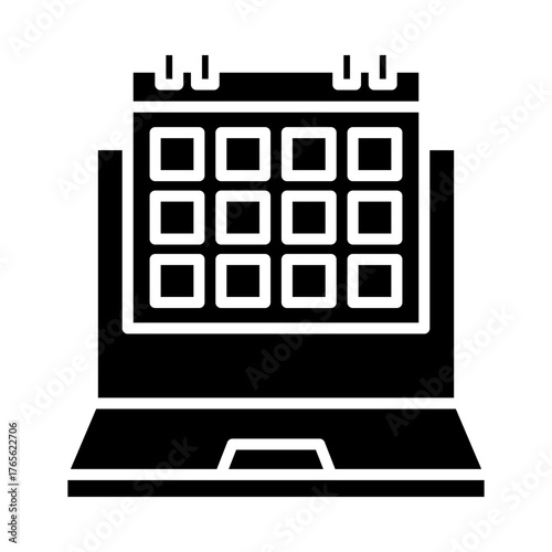 фотографія laptop date icon