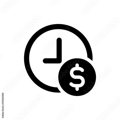 Illustration of a black table lamp with a rectangular shade and a small pull chain on a white background