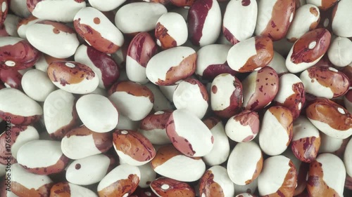 White And Red Beans For Healthy Eating.	
