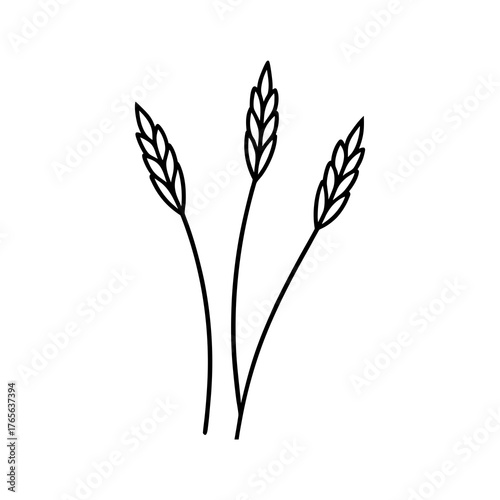 Single Unbroken Line Sketching Flower Bunch vector illustration