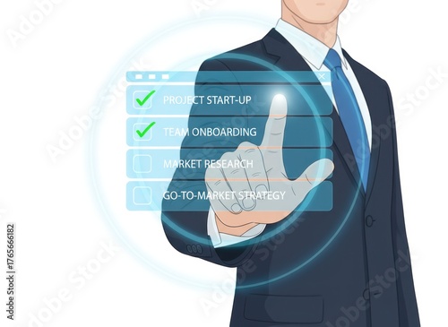 Project start-up and team onboarding for effective market research and go-to-market strategy in business environment