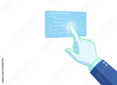 Digital interaction with touchscreen technology in business settings user interface modernization innovative workspace engaging perspective