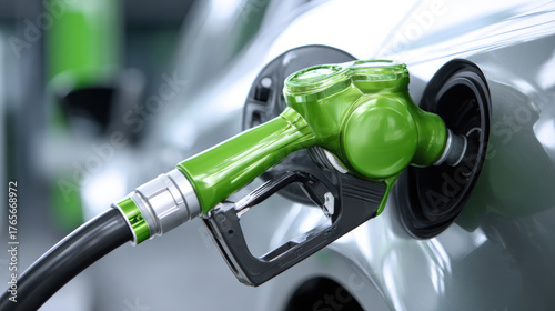 Green fuel pump nozzle inse...