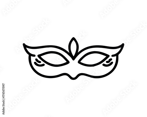Simple Mask Icon Outline