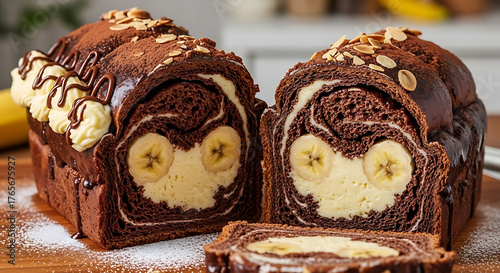 chocolate cake with nuts