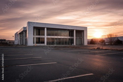 Empty Car Dealership - Out-Of-Business Lot, Bankruptcy in the Automobile Industry