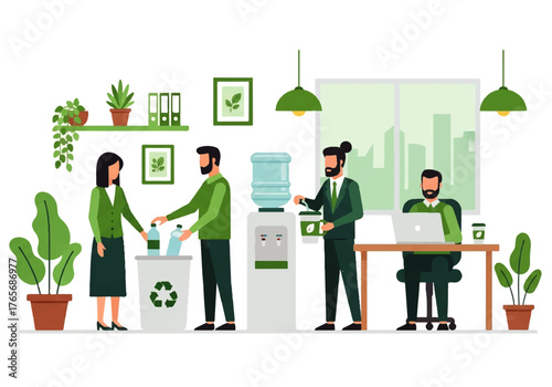 Eco-Friendly Office Recycling, Sustainability, and Green Practices for a Sustainable Workplace