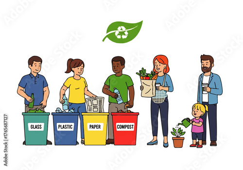 Promoting Eco-Consciousness Sorting Waste for a Greener Planet