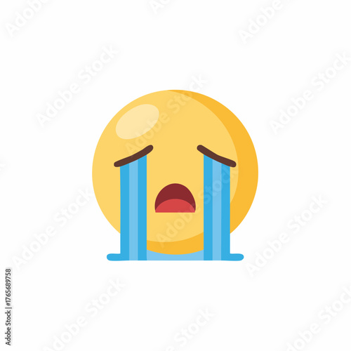 Sad yellow face emoji crying tears of sadness face with open mouth crying emoji face with large tears emoji face crying with a sad expression