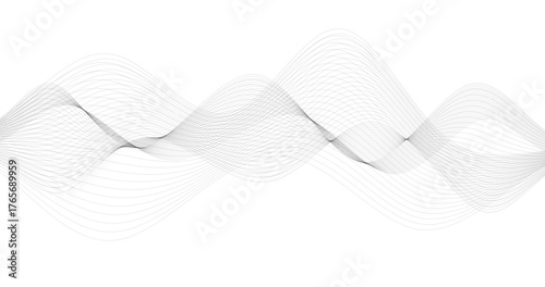 Particles Wave element for design Analog frequency track equalizer on Blank background