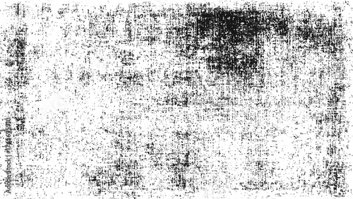 Dirty or dust film grain speck grit grunge overlay  Rough texture. Worn down wallpaper pattern design. Broken plaster grunge damask effect