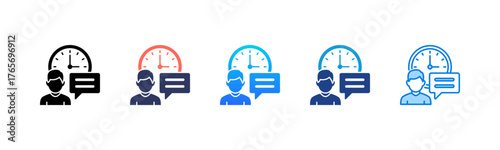 Interaction History Consistent and versatile vector icons illustrating essential concepts in various styles
