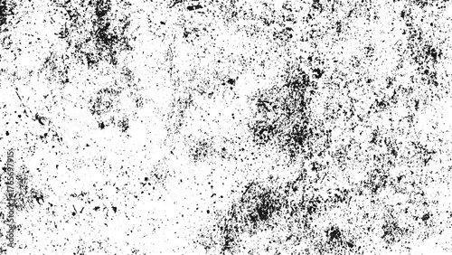 Black distressed grain texture for design use. Subtle grunge effect on white cement base grunge texture. Black and white grunge frame. rough and dirty texture wall background.