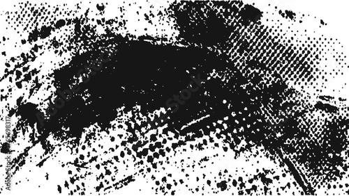 distressed grainy grunge texture vector background for vintage artwork and retro t shirt print design
