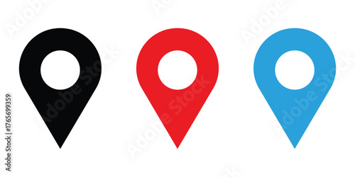 Map pin icon. location marker icon vector