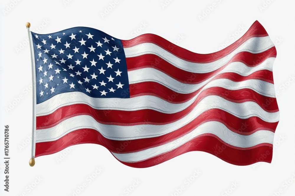 Obraz premium Creative layouts showcasing the American flag for effective advertising campaigns