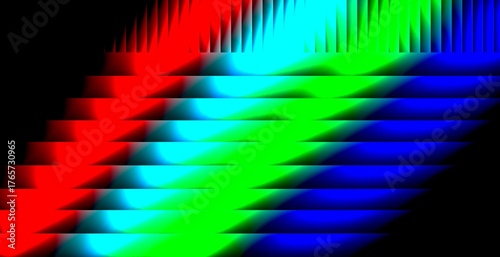 Abstract gradient background with vibrant rgb colors creating a modern and dynamic design for digital and creative applications