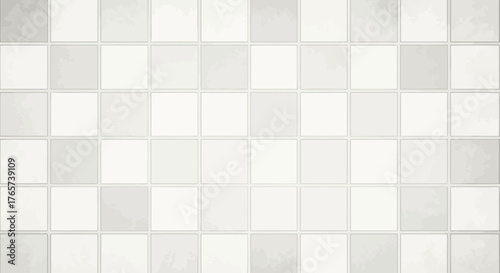 Clean, modern, and seamless abstract geometric pattern of alternating light grey and white squares, creating a versatile background texture for digital design and contemporary decor