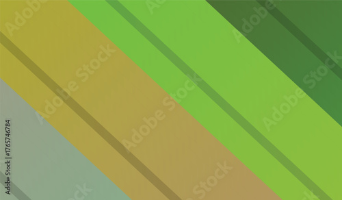Abstract green and yellow striped background perfect for banners and modern digital designs