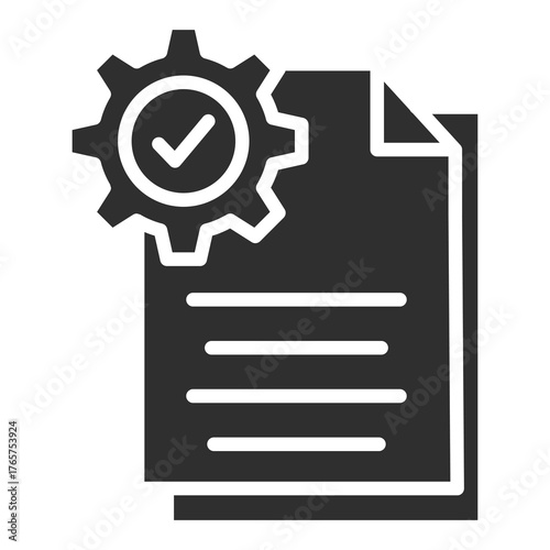 Sop Document Icon Single Vector Collection 