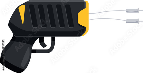 Electroshock weapon discharging electricity, used for self defense and personal protection