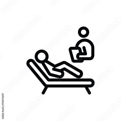 rehabilitatation outline icon vector design good for web or mobile app