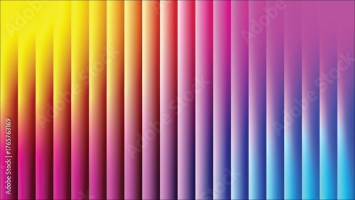Vibrant Color Gradient Background with Vertical Bars Transitioning Between Hues