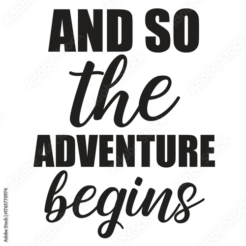 and so the adventure begins