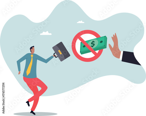 Stop Corruption, refusing to take bribery money.about a man and his life.