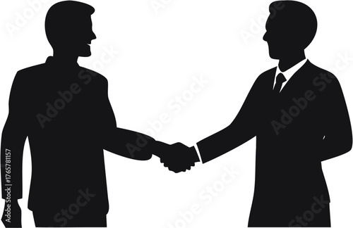 two businessmen shaking hands