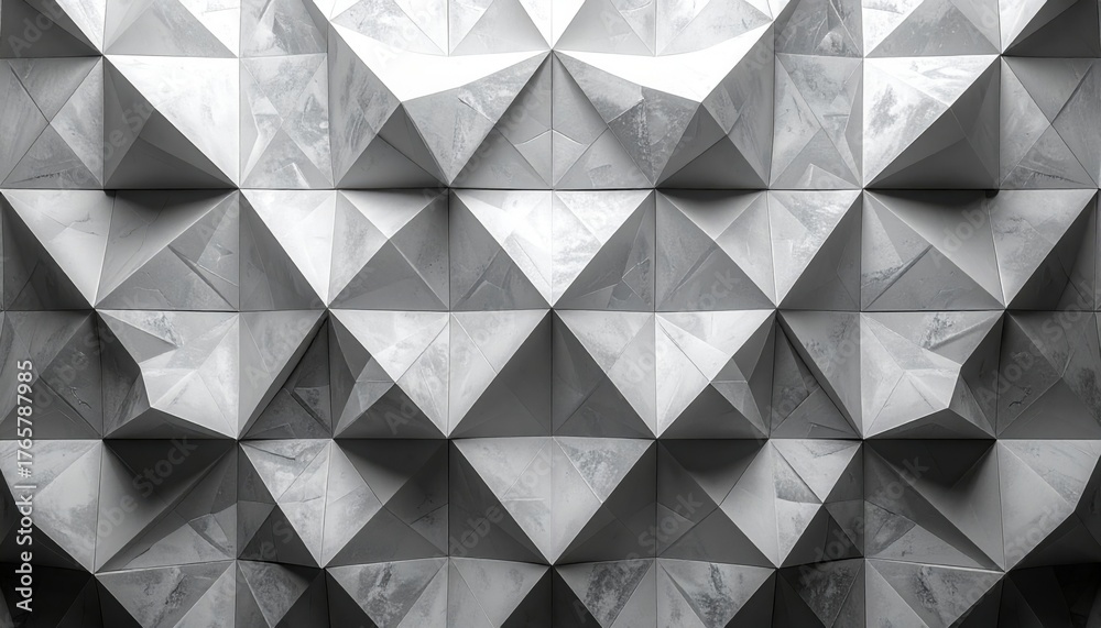 Fototapeta premium Stunning geometric marble texture creates a sophisticated and modern background for interior design and architectural projects.