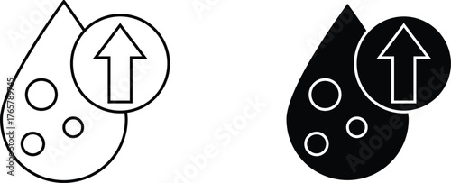 high cholesterol  icon vector graphic illustration  with white background flat hand made icon fill icon .